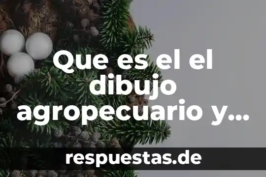 Definición que es visto por encima 7 Que es el el dibujo agropecuario y topografico