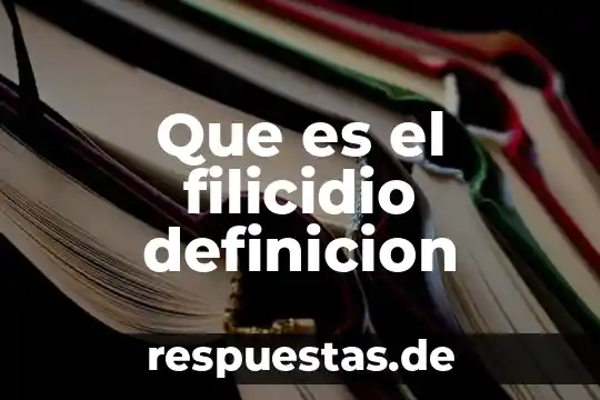 Que es el filicidio definicion