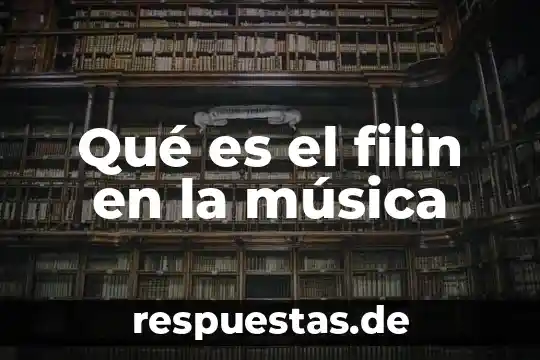 Qué es rip en música 4 Qué es el filin en la música