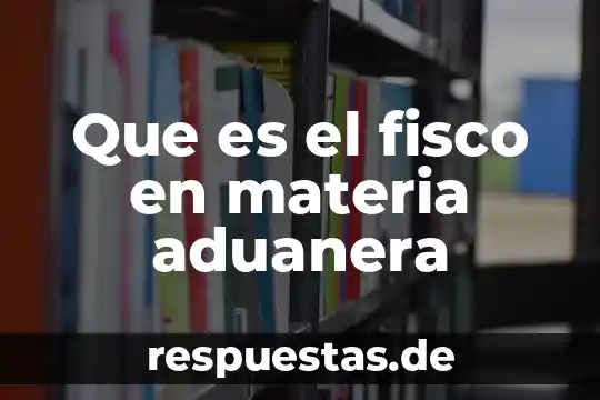 Qué es la tesis aislada en materia fiscal 5 Que es el fisco en materia aduanera
