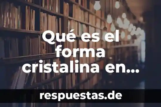 Que es propiedades termometricas de la materia 3 Qué es el forma cristalina en las propiedades físicas