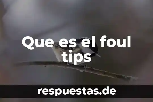 Adenoamigdalectomia que es 4 Que es el foul tips