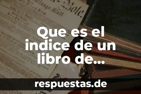 Que es la igualdad para niños significado 3 Que es el indice de un libro de leyendas