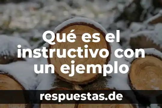Que es progreo y un ejemplo 6 Qué es el instructivo con un ejemplo