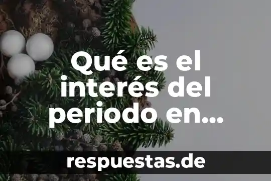 Que es el periodo en el movimiento circular 6 Qué es el interés del periodo en BBVA