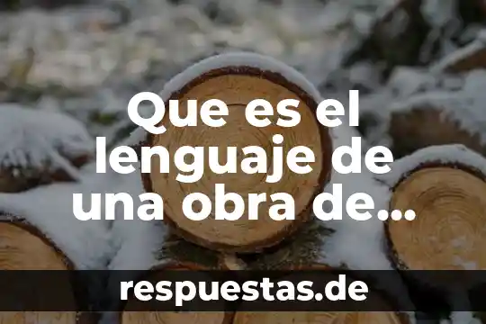 Que es el lenguaje de una obra de teatro