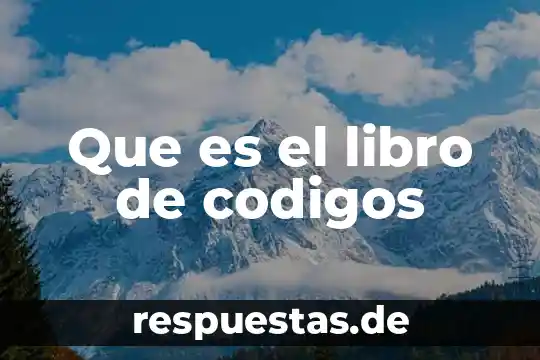 Que es mision libro de marketing en el siglo xxi 5 Que es el libro de codigos