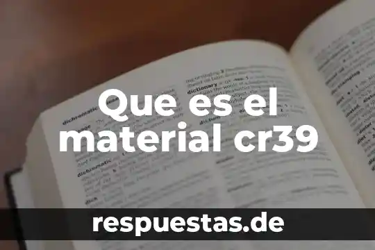 Qué es el magnesia como material cerámico 6 Que es el material cr39