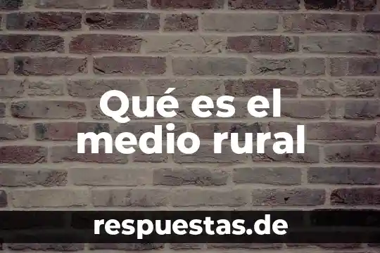 Qué es la teoría de flojisto 6 Qué es el medio rural