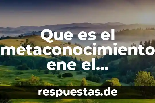 Que es la tension en el cuerpo humano 6 Que es el metaconocimiento ene el desarrollo humano
