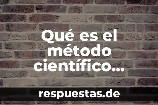 Que es magnetismo concepto cientifico 3 Qué es el método científico biología
