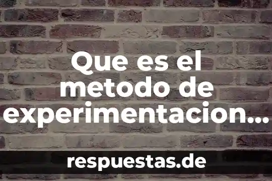 Qué es el método de saldos decrecientes de la depreciación 6 Que es el metodo de experimentacion matematica