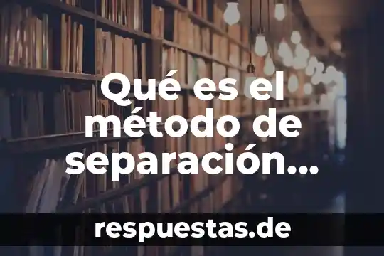 Qué es método de separación en la química 6 Qué es el método de separación centrifugación
