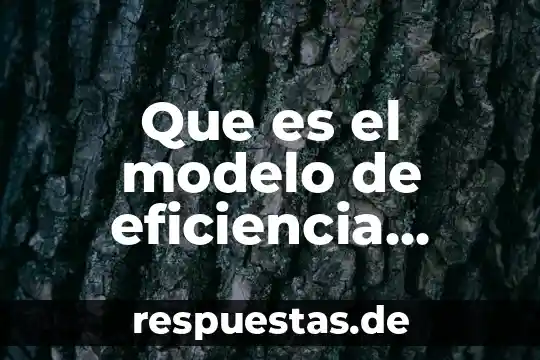 Qué es modelo de atención para la salud midas 5 Que es el modelo de eficiencia energética