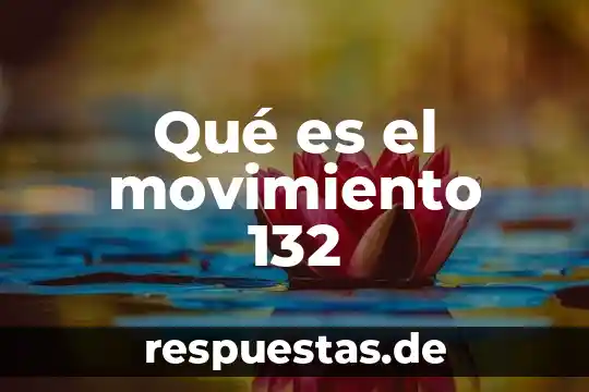 Que es ser taruca 5 Qué es el movimiento 132