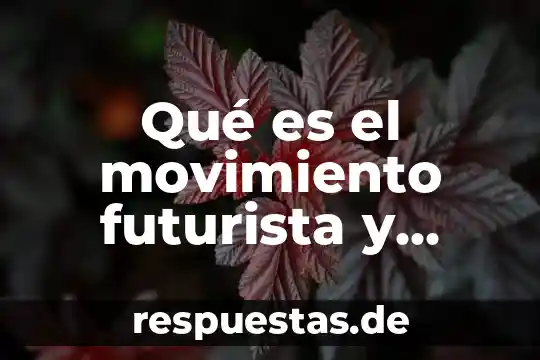 Qué es patrimonio cultural material mencionar algunos del ecuador 5 Qué es el movimiento futurista y algunos autores