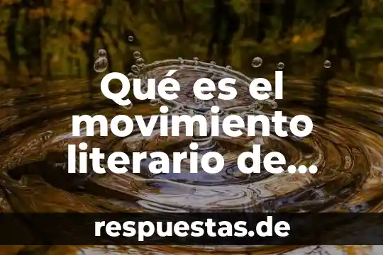 Qué es la naturaleza de la empresa definición 7 Qué es el movimiento literario de modernismo