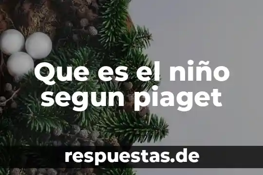 Qué es la epistemología genética de Piaget 7 Que es el niño segun piaget