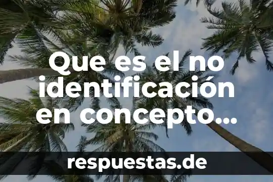 Número de identificación oficial que es 8 Que es el no identificación en concepto de factura