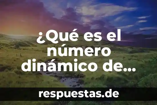 Numero wizard que es 4 ¿Qué es el número dinámico de autenticación?