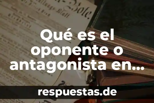 Que es un cuento con pictograma 5 Qué es el oponente o antagonista en un cuento