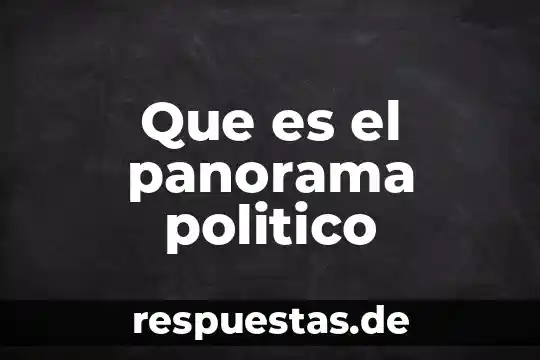 Que es tlalnepantla su significado 7 Que es el panorama politico