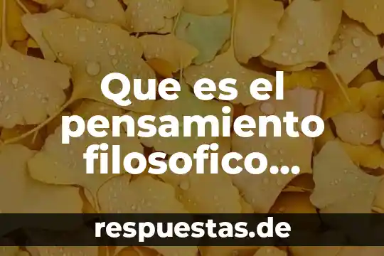 Que es una variable de investigacion ejemplos 7 Que es el pensamiento filosofico ejemplos