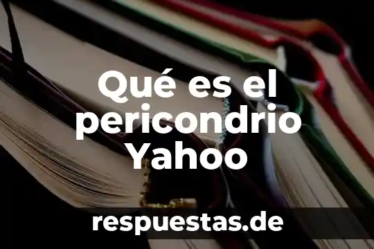 Que es un estandarte yahoo 6 Qué es el pericondrio Yahoo