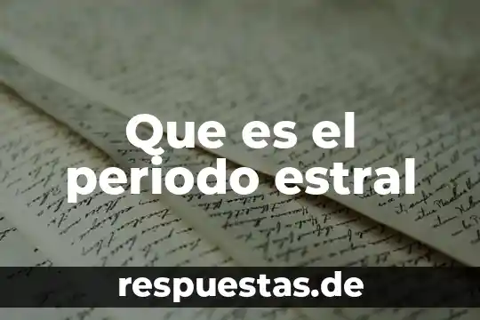 Que es el periodo en el movimiento circular 7 Que es el periodo estral