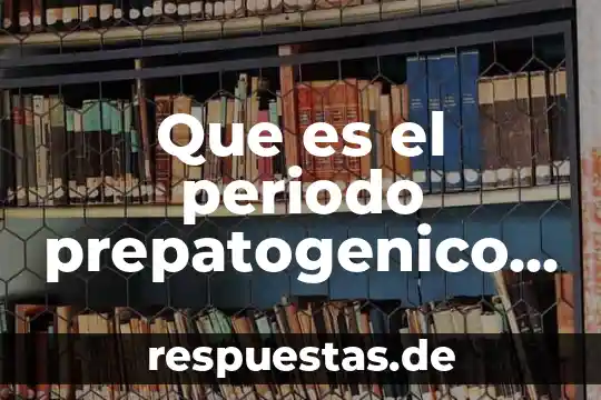 Que es el periodo prepatogenico del vih