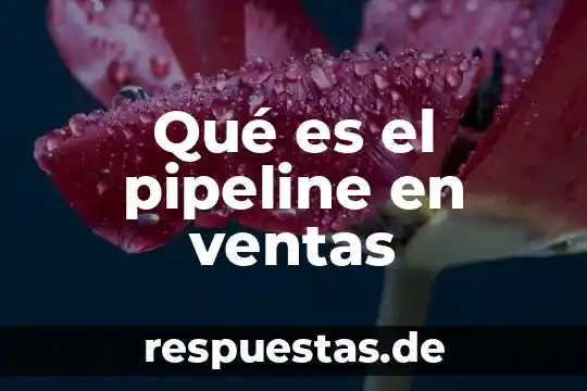 Qué es un pronóstico de ventas cualitativo 4 Qué es el pipeline en ventas