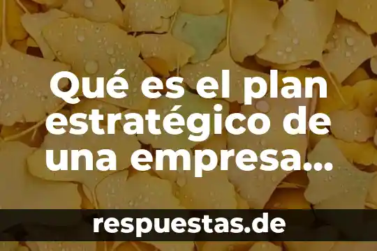 Que es el de analisis estrategico interno 5 Qué es el plan estratégico de una empresa en enfermería