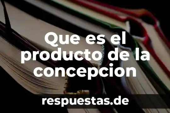 Que es concepcion de sociedad 6 Que es el producto de la concepcion