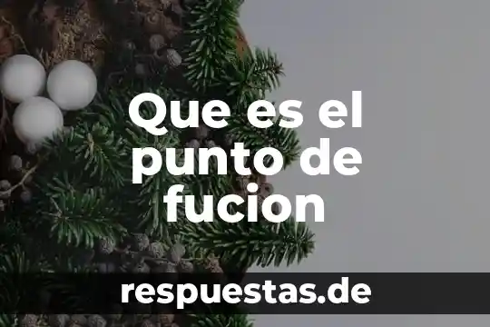 Que es es un punto de vista 6 Que es el punto de fucion