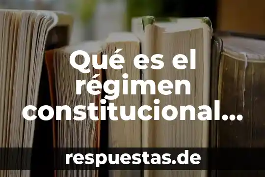 Que es principio constitucional yahoo 7 Qué es el régimen constitucional mexicano