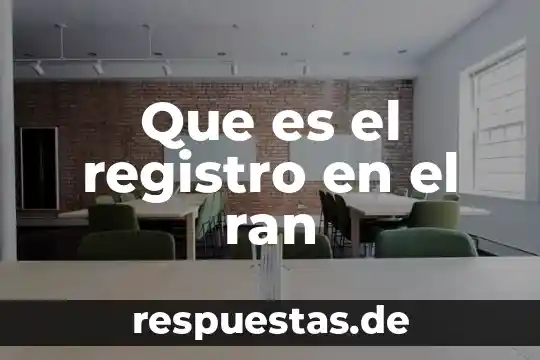 Que es iniciacion del proceso de administracion de un proyecto 8 Que es el registro en el ran