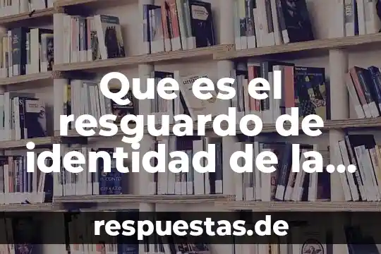 Que es una señal electrica digital 8 Que es el resguardo de identidad de la ciudadania digital