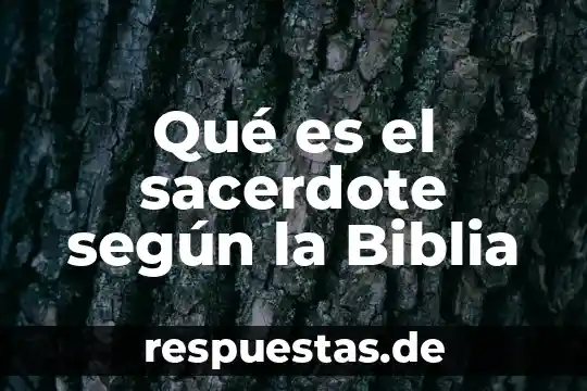 Que es ser frio o caliente segun la biblia 6 Qué es el sacerdote según la Biblia