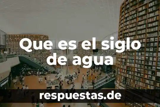 Que es mejor agua dura o blanda 3 Que es el siglo de agua
