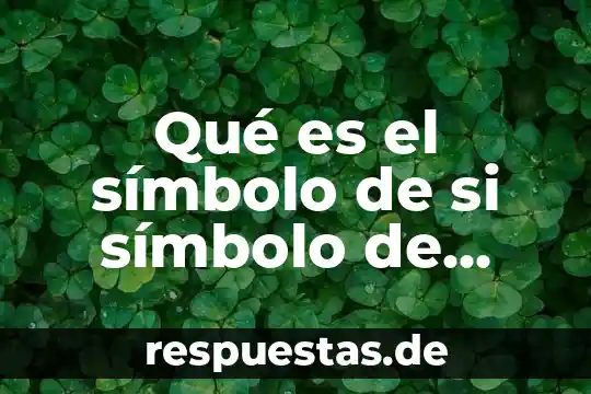 Que es el sistema mm 4 Qué es el símbolo de si símbolo de sistema