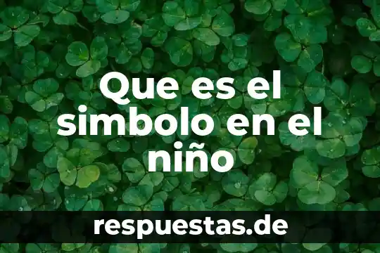 Qué es línea en geometría con símbolo 5 Que es el simbolo en el niño