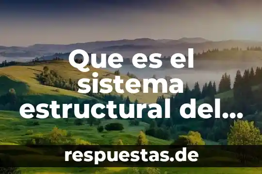 Que es un boro cuerpo 5 Que es el sistema estructural del cuerpo humano
