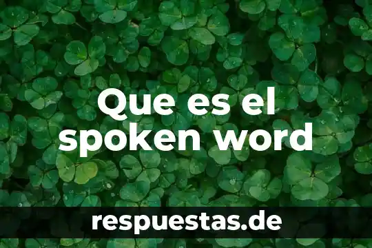 Que es este compuesto quimico bas 5 Que es el spoken word