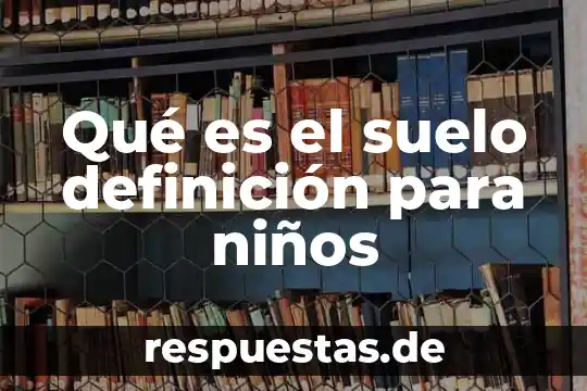 Qué es glomerulonefritis en niños 4 Qué es el suelo definición para niños