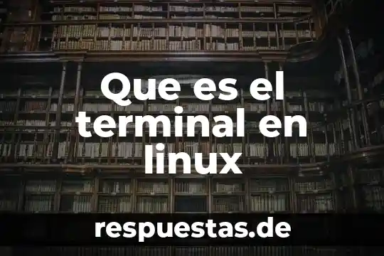 Que es una terminal tonta 3 Que es el terminal en linux