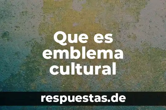Que es norma cultural 3 Que es emblema cultural