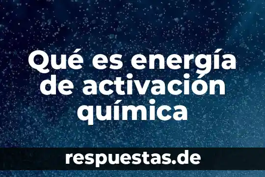 Que es un punto de red quimica 7 Qué es energía de activación química