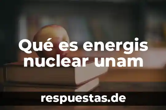 Qué es el rector de la unam 6 Qué es energis nuclear unam