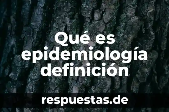 Qué es una carga triangular definición 3 Qué es epidemiología definición
