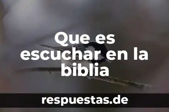 Que es la estrella de david en la biblia 6 Que es escuchar en la biblia